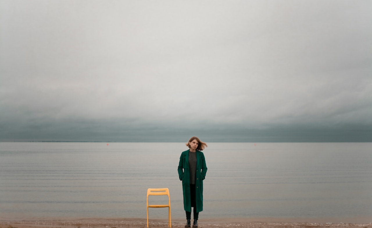 Alone with a chair